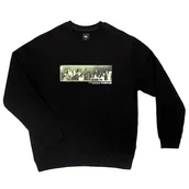 Bluzy męskie - Bluza Vans Epitome Crew VN000HP3BLK - czarna - miniaturka - grafika 1
