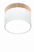 Oprawy, klosze i abażury - Candellux Oprawa natynkowa TUBA IP20 śr. 8.8 cm biała LED - miniaturka - grafika 1