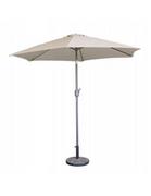 Parasole ogrodowe - PARASOL OGRODOWY PLAŻOWY ŁAMANY ŚR.270 CM BEŻOWY - miniaturka - grafika 1