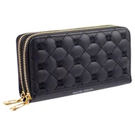 Portfele - PORTFEL DAMSKI duży podwójny PORTMONETKA - miniaturka - grafika 1