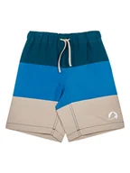 Spodenki damskie - finkid Szorty kąpielowe "Uimari" w kolorze niebiesko-beżowym - miniaturka - grafika 1