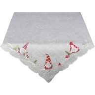 Pozostałe akcesoria świąteczne - Obrus świąteczny Krasnale szary, 40 x 140 cm - miniaturka - grafika 1