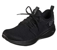 Trampki męskie - Skechers Go Run Fast, Trampki męskie, Czarny Black Textile Trim Bbk, 43 EU - miniaturka - grafika 1