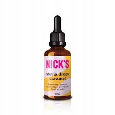 N!ICK'S Nicks stevia drops caramel, 50ml - Cukier i słodziki N!ICK'S Nicks stevia drops caramel, 50ml - Cukier i słodziki - miniaturka - grafika 1