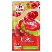 Kisiel - Carrefour Extra Kisiel o smaku żurawinowym 30 g - miniaturka - grafika 1