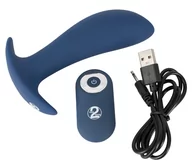 Korki analne - You2Toys You2Toys Vibrating Butt Plug 594873 Blue - miniaturka - grafika 1