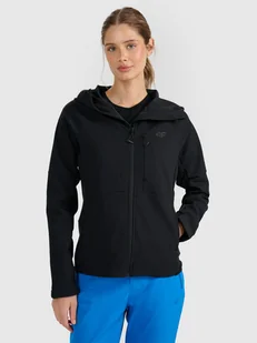 4F Kurtka softshell wiatroodporna membrana 10000 damska - czarna S - Kurtki i kamizelki sportowe damskie 4F Kurtka softshell wiatroodporna membrana 10000 damska - czarna S - Kurtki i kamizelki sportowe damskie - miniaturka - grafika 1