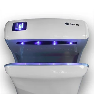 Kieszeniowa suszarka do rąk Sanjo VIRGO RS-K1 1800W , automatyczna, biała ABS - Suszarki do rąk i włosów - miniaturka - grafika 5