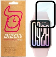 Akcesoria do smartwatchy - Bizon Szkło hybrydowe Glass Watch Edge Hybrid dla Xiaomi Smart Band 9 Pro, czarne - miniaturka - grafika 1