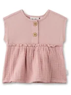 Kaftaniki dla niemowląt - Sanetta Kidswear Top w kolorze jasnoróżowym - miniaturka - grafika 1