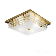 Lampy sufitowe - Plafon Chuck - kolor transparentny, złoty - 0342.14.3 - miniaturka - grafika 1