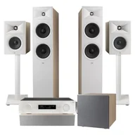 Kino domowe - Amplituner JBL MA310 Biały + Kolumny głośnikowe JBL Stage 2 260F Biały (2 szt.) + Kolumna głośnikowa JBL Stage 2 240 B Biały (2 szt.) + Głośnik centralny JBL Stage 2 245C Biały (1 szt.) + Subwoofer JBL Stage 2 200 P Biały + Stojaki do głośników JBL Stage FS Biały (2 szt.) - miniaturka - grafika 1