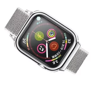 Apple USAMS USAMS pasek z etui Watch 4 US-ZB073 ZB73IW2 - Akcesoria do pulsometrów i zegarków sportowych - miniaturka - grafika 1