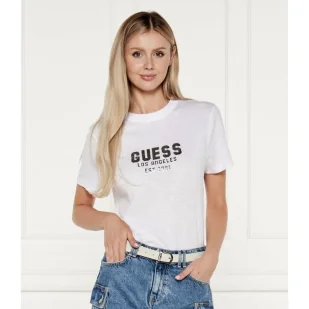 GUESS T-shirt | Slim Fit - Koszulki i topy damskie - miniaturka - grafika 1