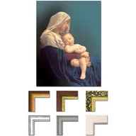 Ikony i obrazy sakralne - Rysunek Matka Boża i Dzieciątko Jezus - miniaturka - grafika 1