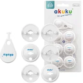 Zabezpieczenia dla dzieci - Zabezpieczenia Do Gniazd Elektrycznych Kontaktów 6 Szt Akuku - miniaturka - grafika 1