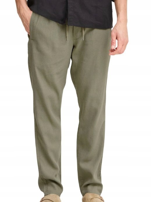 SOLID SPODNIE CASUAL LEN ZWIĘKSZONY KOMFORT I KIESZENIE S I1C