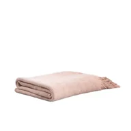 Koce - HOMLA Koc FINNS ombre miękki beżowy z frędzlami 130x170 cm - miniaturka - grafika 1