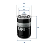 Filtry oleju - Filtr oleju UFI Filtry 23.459.00 - miniaturka - grafika 1