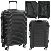 Torby podróżne - Walizka Artnico 63 l 64x43x25 cm średnia czarna - miniaturka - grafika 1