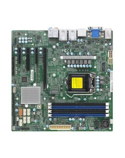 Supermicro super micro computer Motherboard X12SCQ Comet Lake-S Q470 LGA1200 DDR4 Micro ATX - Płyty główne serwerowe - miniaturka - grafika 1