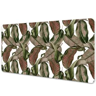 Podkładki na biurko - Mata na biurko Botaniczny liść 100x50 cm - miniaturka - grafika 1