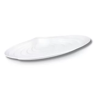 Półmisek w Kształcie Muszli Biała Porcelana - Miski i półmiski - miniaturka - grafika 1