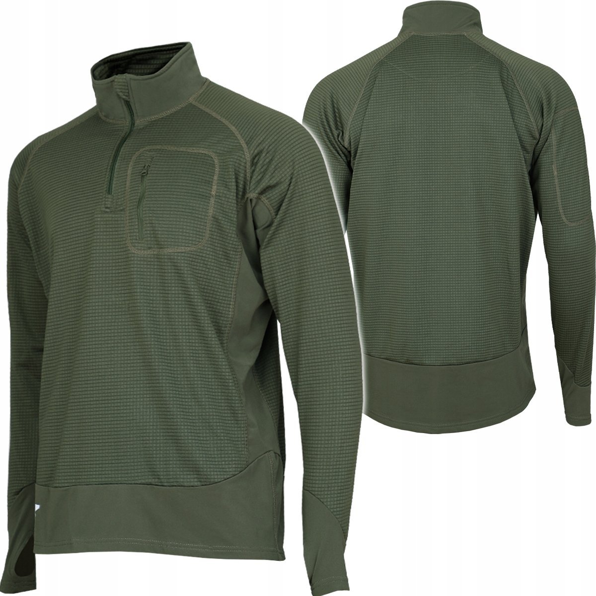 Bluza Termiczna Termoaktywna Texar Taktyczna Polar Oddychająca Olive XXL