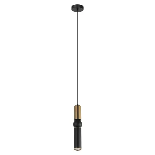 Italux Ekskluzywna lampa wisząca ISIDORA GU10 wys.111 cm brąz czarny PND-14290-1-BRO-BK