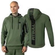 Odzież taktyczna i umundurowanie - Bluza z kapturem Pit Bull 300 Interlock Stafford '24 - Oliwkowa S - miniaturka - grafika 1