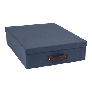 Niebieskie pudełko Bigso Box of Sweden Oskar - Akcesoria na biurko - miniaturka - grafika 1