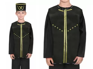 ZESTAW GÓRNIK CZARNY 146-158 4el - Stroje karnawałowe - miniaturka - grafika 1