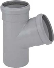 Magnaplast Trójnik 87° kanalizacji wewnętrznej HETA 110/50mm 11960 - Odwodnienia, kanały i akcesoria - miniaturka - grafika 1