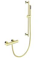 Zestawy prysznicowe - Besco Veo jasne złoto BP-VNTII-JZ - miniaturka - grafika 1