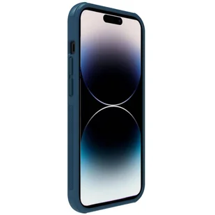 Nillkin Super Frosted Shield Pro etui iPhone 14 Pro Max pokrowiec na tył plecki niebieski - Etui i futerały do telefonów - miniaturka - grafika 6