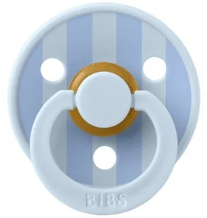 BIBS STUDIO COLOUR BABY BLUE/DUSTY BLUE Smoczek uspokajający kauczuk Hevea, roz S, FLOWPACK - Smoczki uspokajające - miniaturka - grafika 1