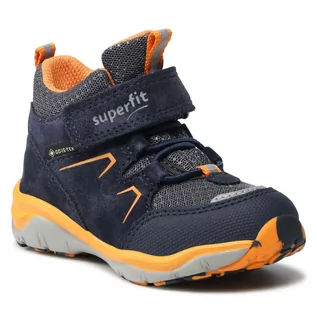 Botki męskie - Trzewiki SUPERFIT - GORE-TEX 1-000243-8020 M  Blau/Orange - grafika 1