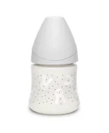 Butelki dla niemowląt - Suavinex Butelka Hygge okrągły wolny przepływ Króliki szare 150ml | PONAD 10 TYŚ PRODUKTÓW W ATRAKCYJNYCH CENACH | SZYBKA - miniaturka - grafika 1