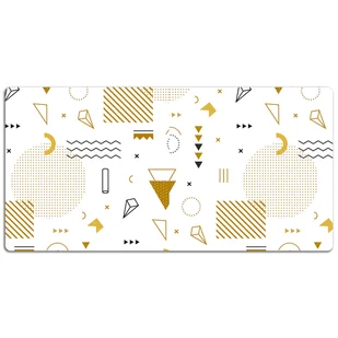 Podkładka na biurko z nadrukiem Abstrakcyjne figury 120x60 cm - Podkładki na biurko - miniaturka - grafika 1