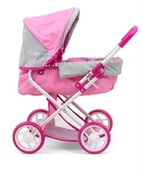 Wózki dla lalek - Wózek dla lalek Alice Prestige Pink - miniaturka - grafika 1