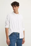 Koszule męskie - Pepe Jeans koszula bawełniana MEIR męska kolor biały regular z kołnierzykiem klasycznym PM308718 - miniaturka - grafika 1