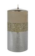 Świece - Artman świeca ozdobna Quen w kolorze szampana-walec średni 1 sztuka 981789 - miniaturka - grafika 1