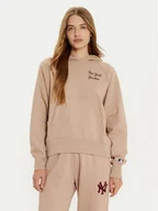 Bluzy damskie - Champion Bluza 117506 Beżowy Regular Fit - miniaturka - grafika 1