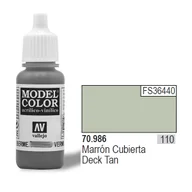 Akcesoria do gier planszowych - Vallejo Farbka Model Color Deck Tan 17ml 70.986 - miniaturka - grafika 1