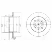 Tarcze hamulcowe - Tarcza hamulcowa DELPHI BG3793 - miniaturka - grafika 1