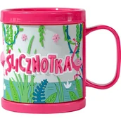 Kubki dla dzieci - Plastikowy kubek 3D z napisem ��licznotka - miniaturka - grafika 1