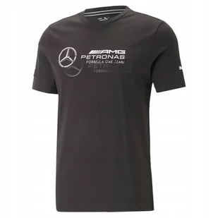 T-shirt koszulka PUMA MERCEDES MAPF1 LOGO TEE F1 męska bawełniana L - Koszulki męskie - miniaturka - grafika 1