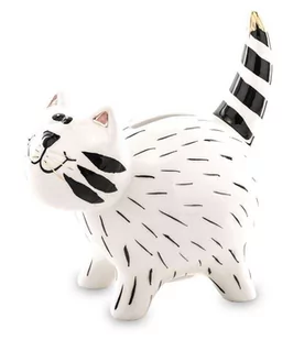 Max-land Skarbonka figurka kot dekoracyjna ceramika 14,5x13x7,5 141505 141505 - Skarbonki - miniaturka - grafika 1