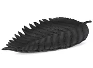 Tace i patery - Podstawka w kształcie listka FOGLIA czarny - miniaturka - grafika 1