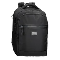 Torby na laptopy - Pepe Jeans Blackmore 15,6-calowy plecak na laptopa czarny 31 x 44 x 15 cm poliester z akcentami ze sztucznej skóry 20,46 l by Joumma Bags, Czarny (Black), Talla única, plecak na laptopa - miniaturka - grafika 1